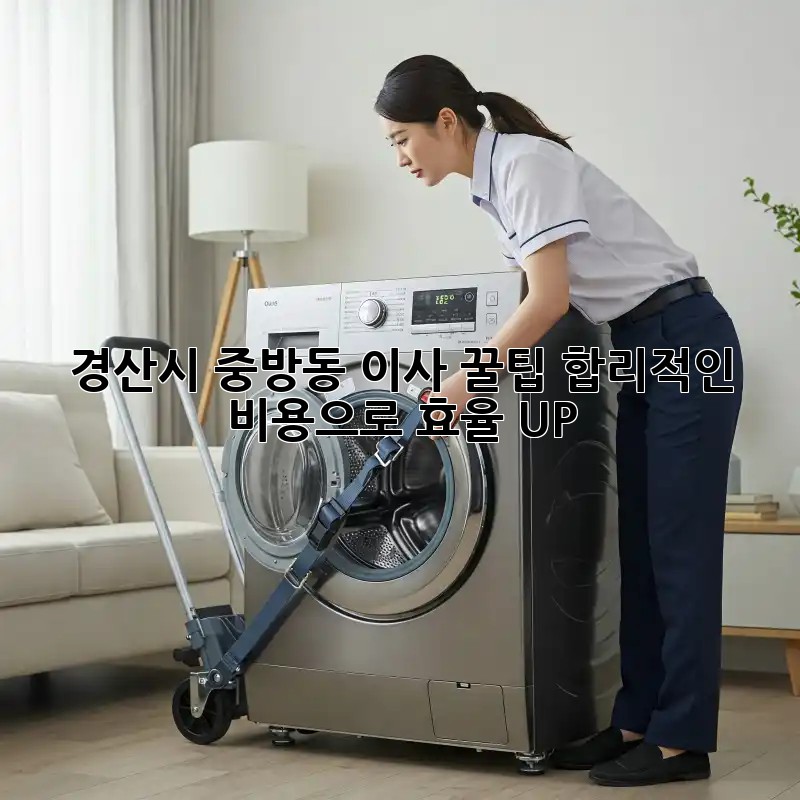 경산시 중방동 이사 꿀팁🍯: 합리적인 비용으로 효율 UP!
