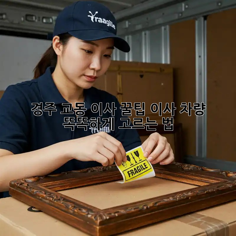 경주 교동 이사 꿀팁🍯 이사 차량 똑똑하게 고르는 법!