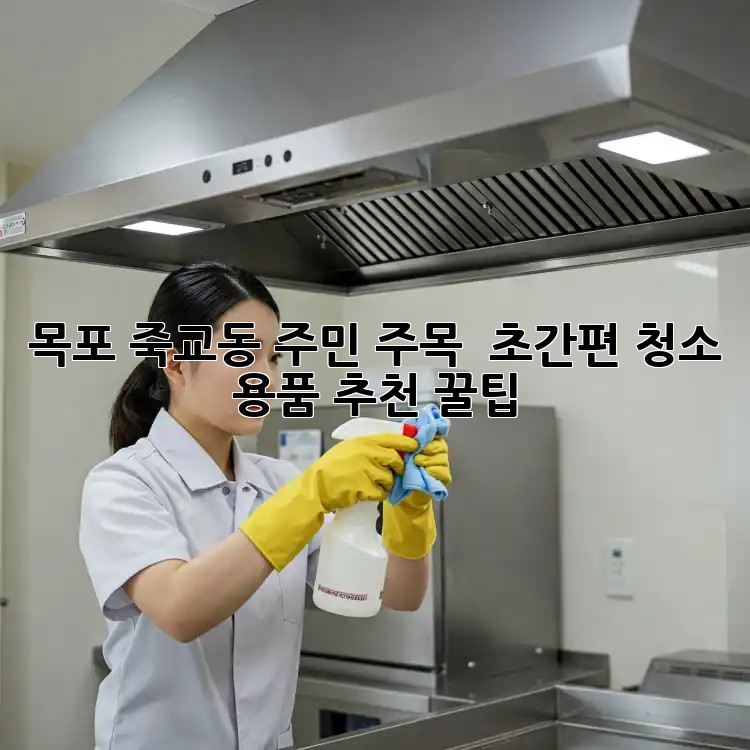 목포 죽교동 주민 주목! ✨ 초간편 청소 용품 추천 꿀팁 🏡