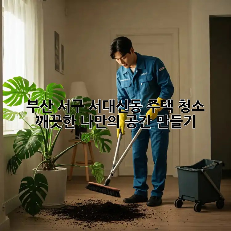 부산 서구 서대신동 주택 청소: 깨끗한 나만의 공간 만들기