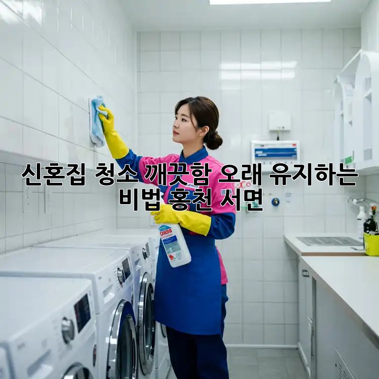 신혼집 청소, 깨끗함 오래 유지하는 비법! (홍천 서면)