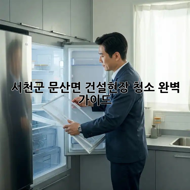 서천군 문산면 건설현장 청소 완벽 가이드