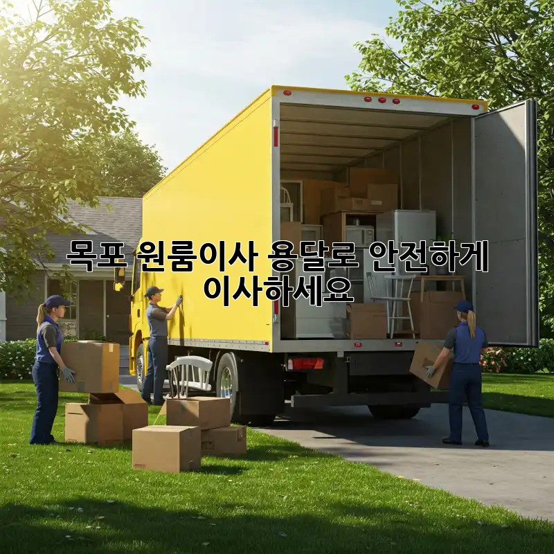 목포 원룸이사? 용달로 안전하게 이사하세요!