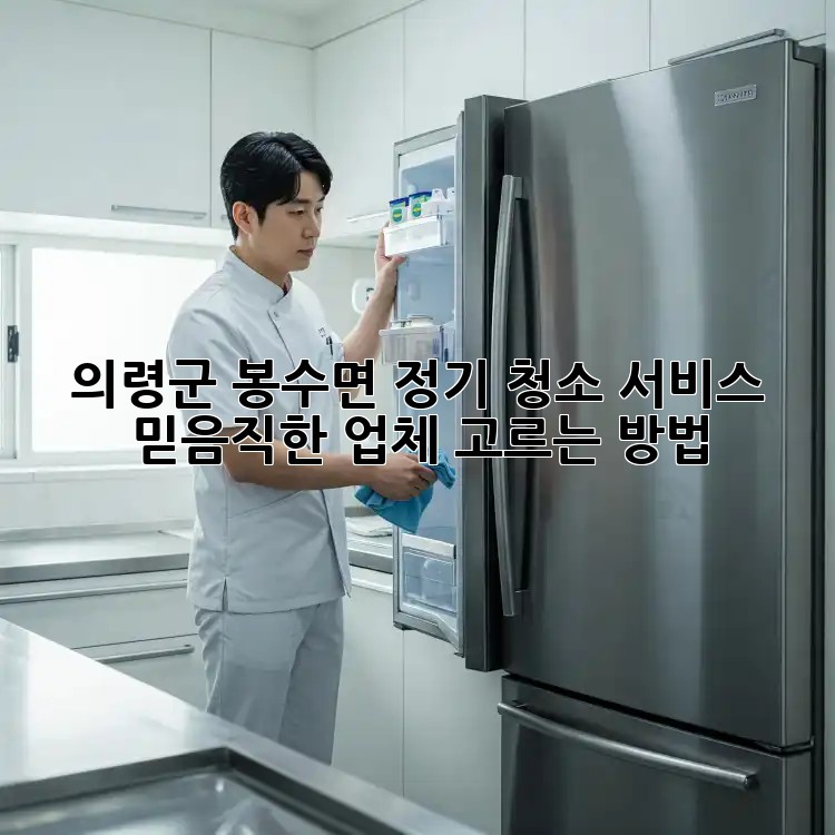 의령군 봉수면 정기 청소 서비스: 믿음직한 업체 고르는 방법